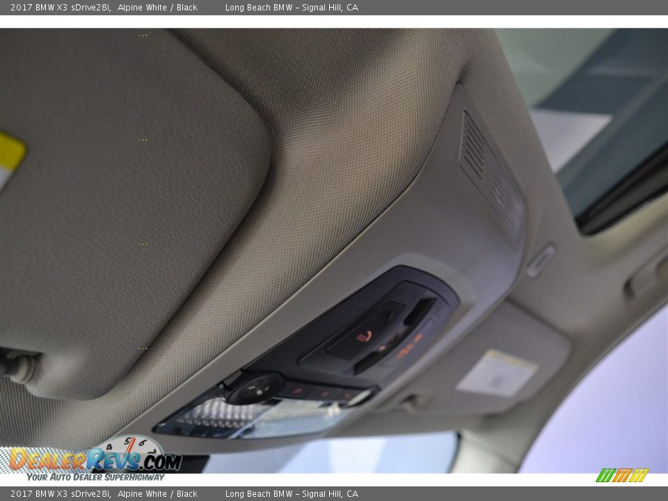 2017 BMW X3 sDrive28i Alpine White / Black Photo #13