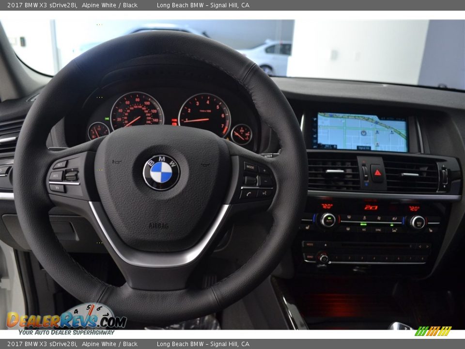 2017 BMW X3 sDrive28i Alpine White / Black Photo #14