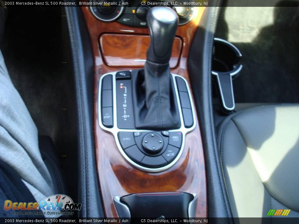 2003 Mercedes-Benz SL 500 Roadster Brilliant Silver Metallic / Ash Photo #23
