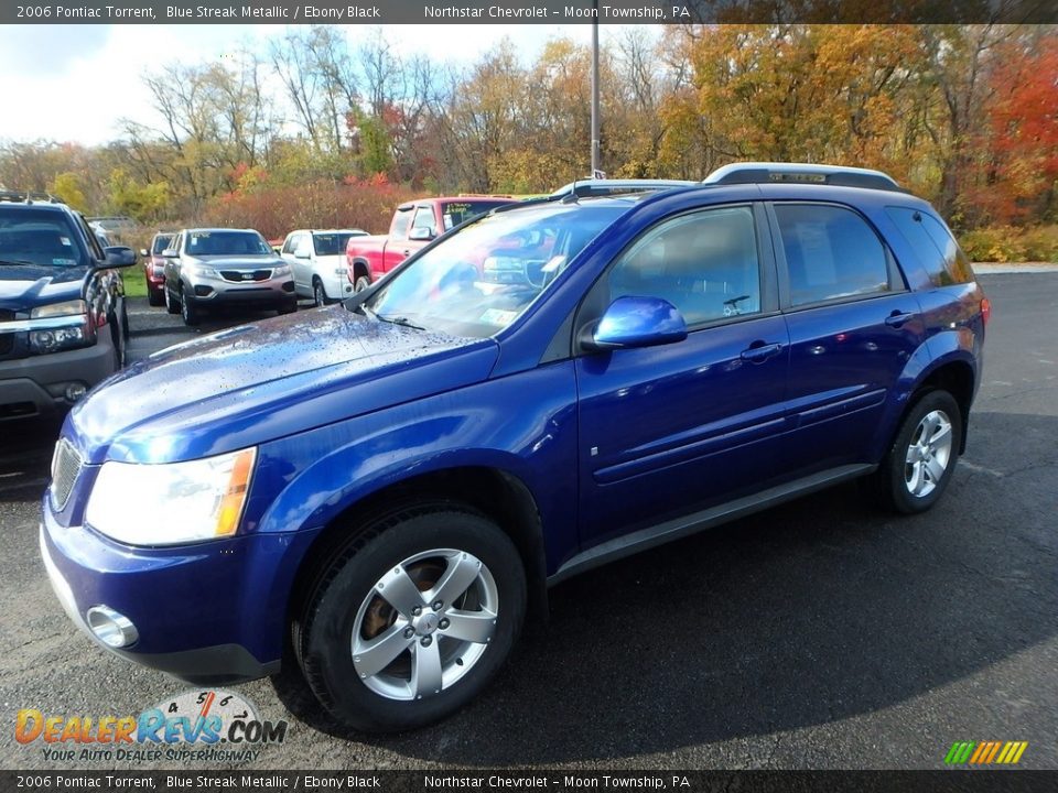 2006 Pontiac Torrent Blue Streak Metallic / Ebony Black Photo #1