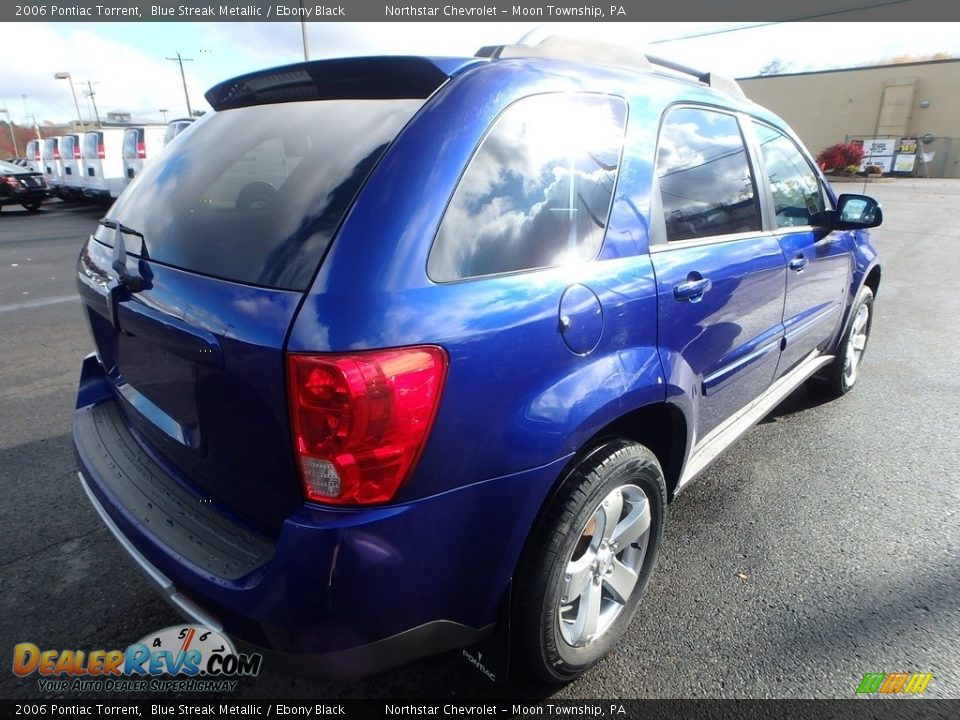 2006 Pontiac Torrent Blue Streak Metallic / Ebony Black Photo #4
