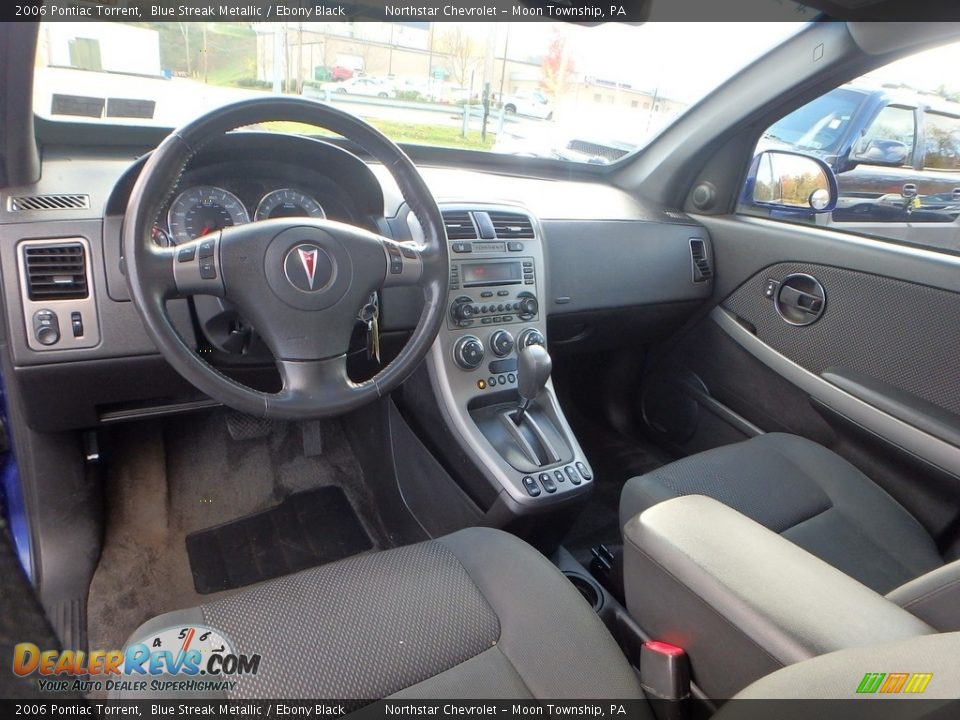 2006 Pontiac Torrent Blue Streak Metallic / Ebony Black Photo #10