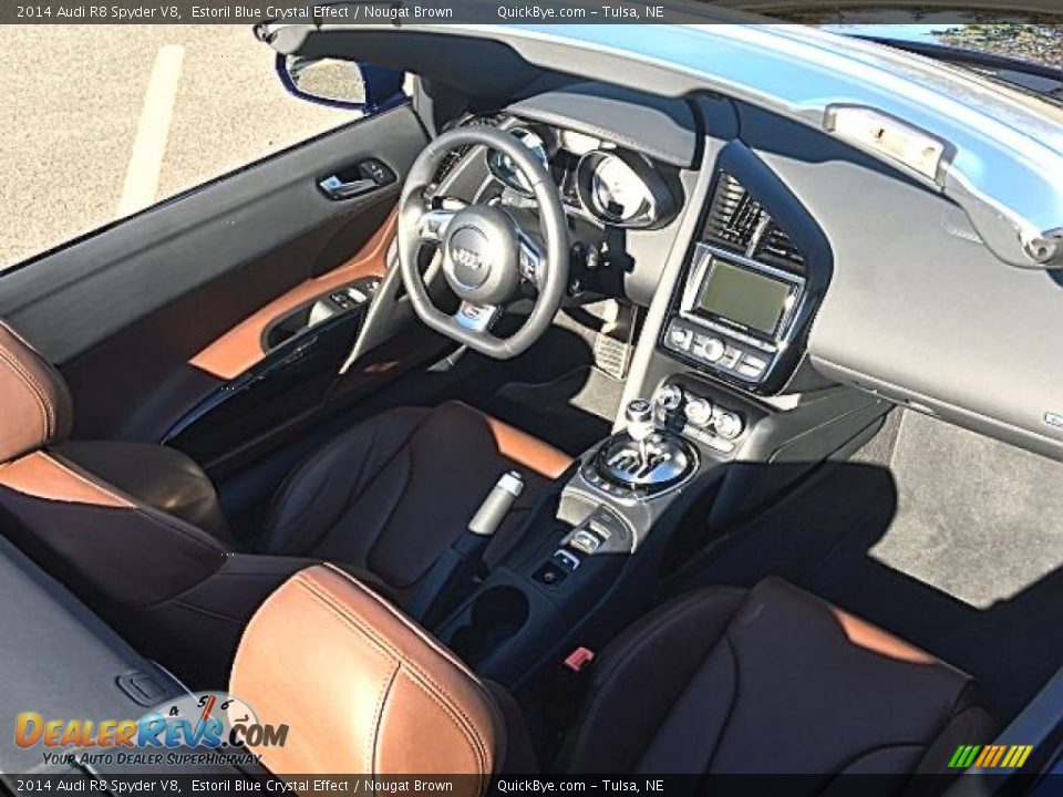 Nougat Brown Interior - 2014 Audi R8 Spyder V8 Photo #5