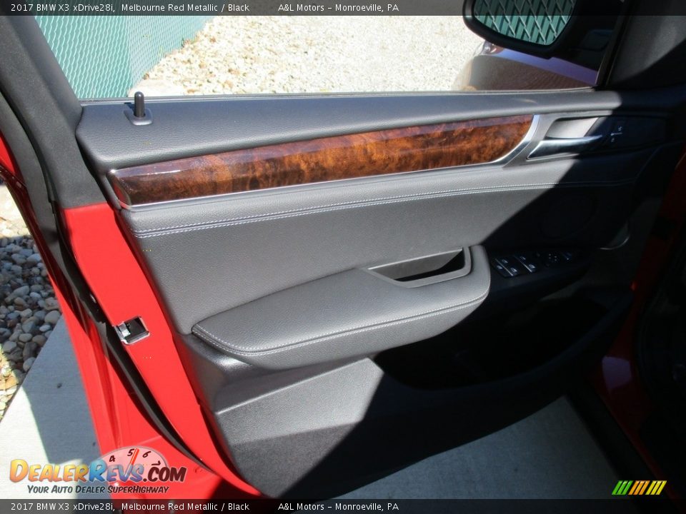 2017 BMW X3 xDrive28i Melbourne Red Metallic / Black Photo #9