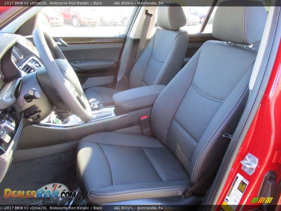 2017 BMW X3 xDrive28i Melbourne Red Metallic / Black Photo #11