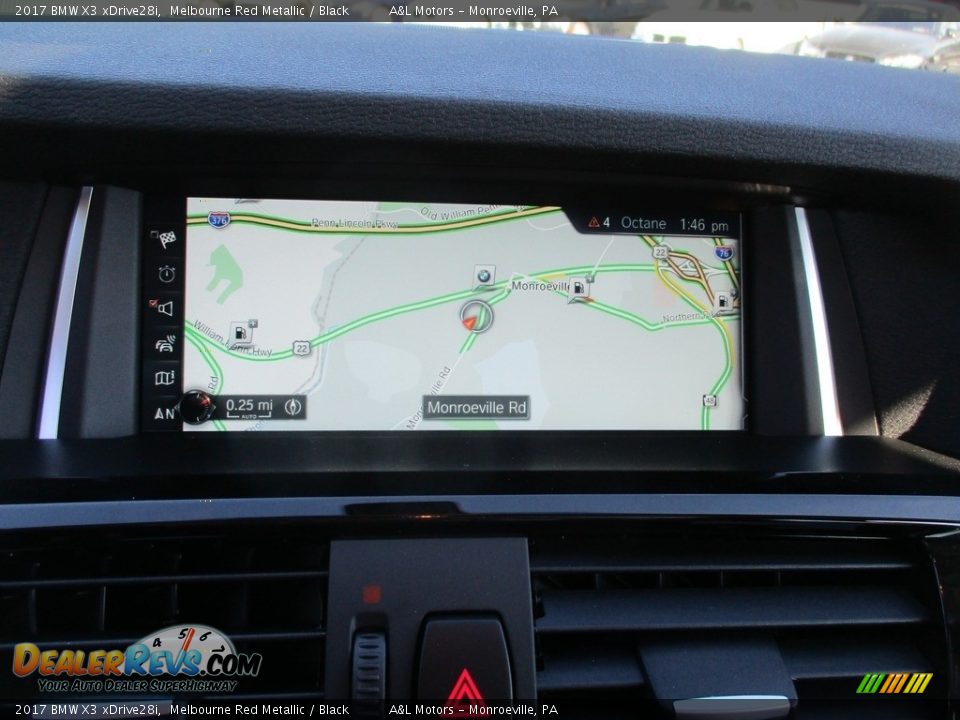 2017 BMW X3 xDrive28i Melbourne Red Metallic / Black Photo #15