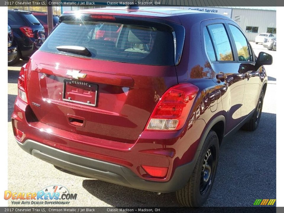 2017 Chevrolet Trax LS Crimson Metallic / Jet Black Photo #2