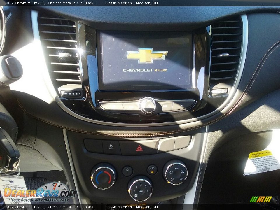 2017 Chevrolet Trax LS Crimson Metallic / Jet Black Photo #5