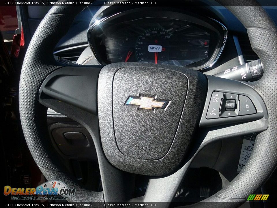 2017 Chevrolet Trax LS Crimson Metallic / Jet Black Photo #6