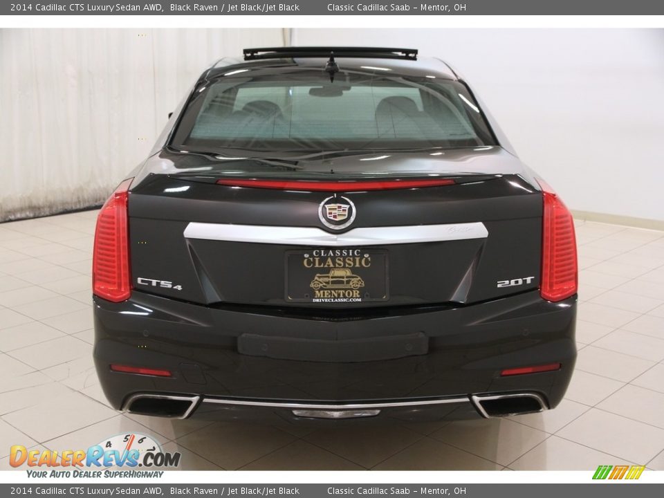 2014 Cadillac CTS Luxury Sedan AWD Black Raven / Jet Black/Jet Black Photo #16