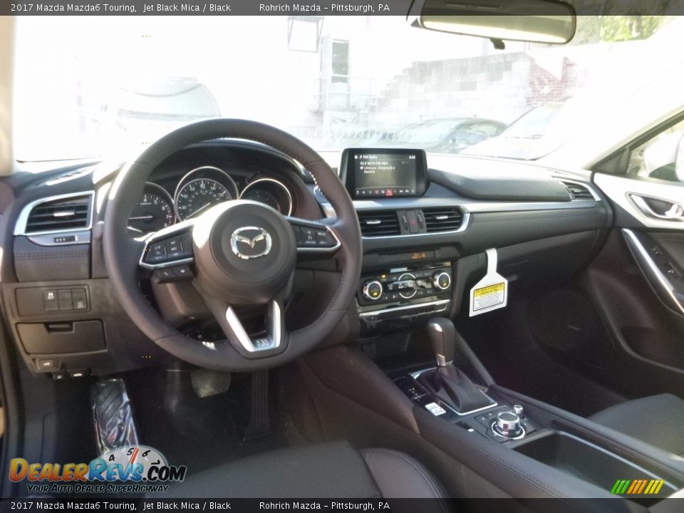 Black Interior - 2017 Mazda Mazda6 Touring Photo #8