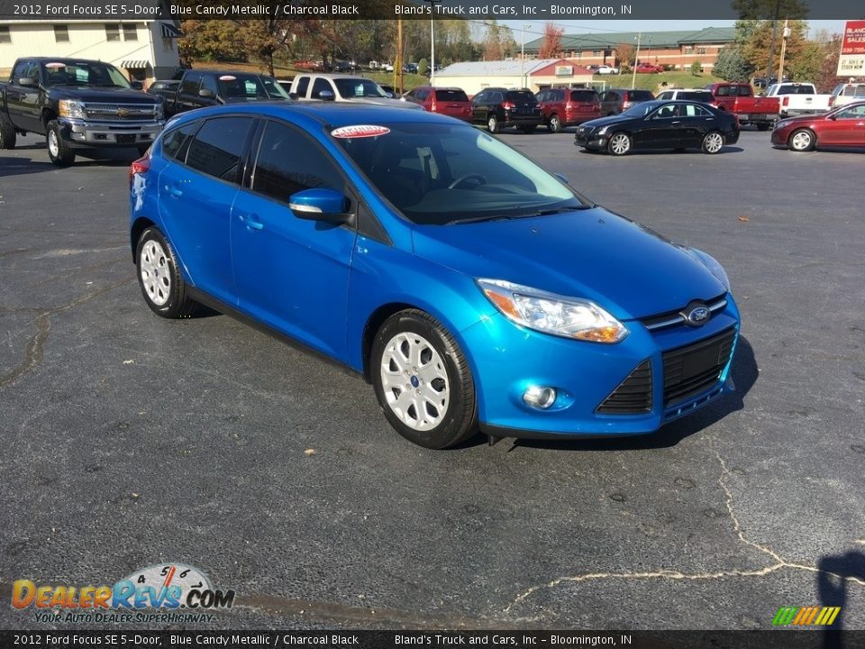 2012 Ford Focus SE 5-Door Blue Candy Metallic / Charcoal Black Photo #1