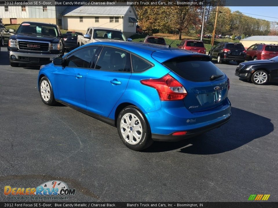2012 Ford Focus SE 5-Door Blue Candy Metallic / Charcoal Black Photo #2