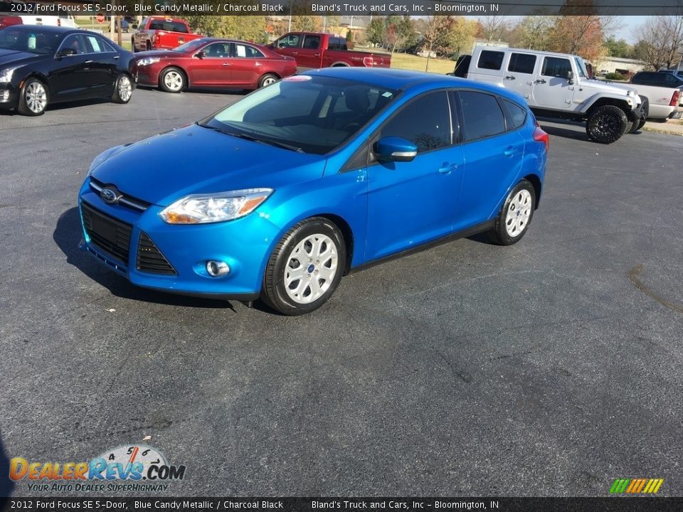 2012 Ford Focus SE 5-Door Blue Candy Metallic / Charcoal Black Photo #3
