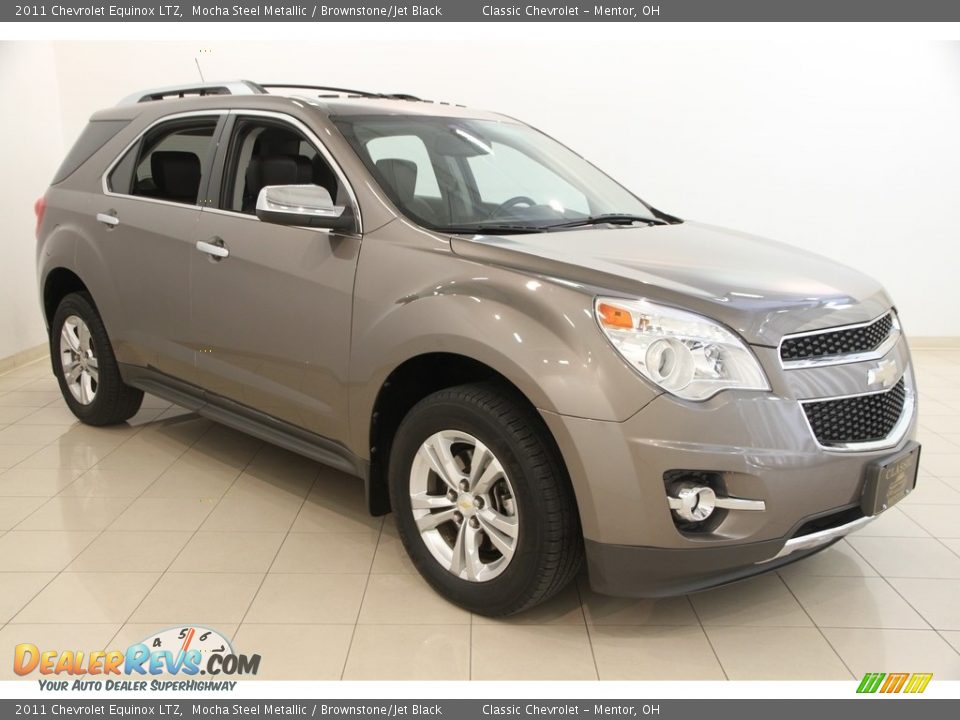 2011 Chevrolet Equinox LTZ Mocha Steel Metallic / Brownstone/Jet Black Photo #1