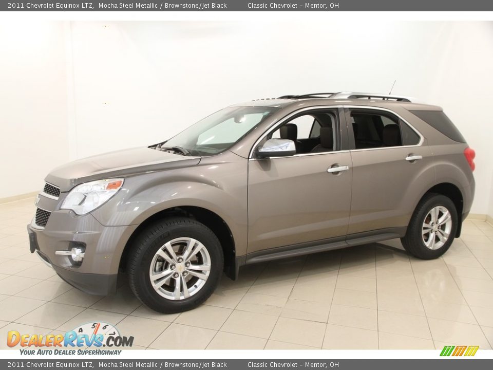 2011 Chevrolet Equinox LTZ Mocha Steel Metallic / Brownstone/Jet Black Photo #3