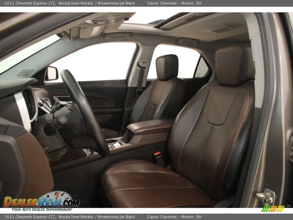 2011 Chevrolet Equinox LTZ Mocha Steel Metallic / Brownstone/Jet Black Photo #5