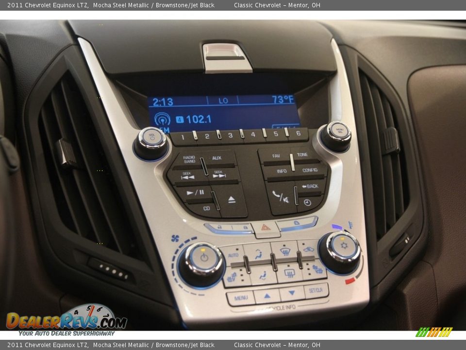 2011 Chevrolet Equinox LTZ Mocha Steel Metallic / Brownstone/Jet Black Photo #8