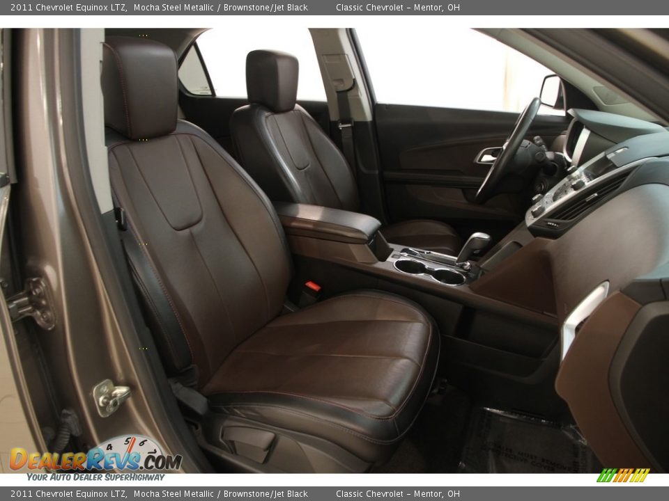 2011 Chevrolet Equinox LTZ Mocha Steel Metallic / Brownstone/Jet Black Photo #11