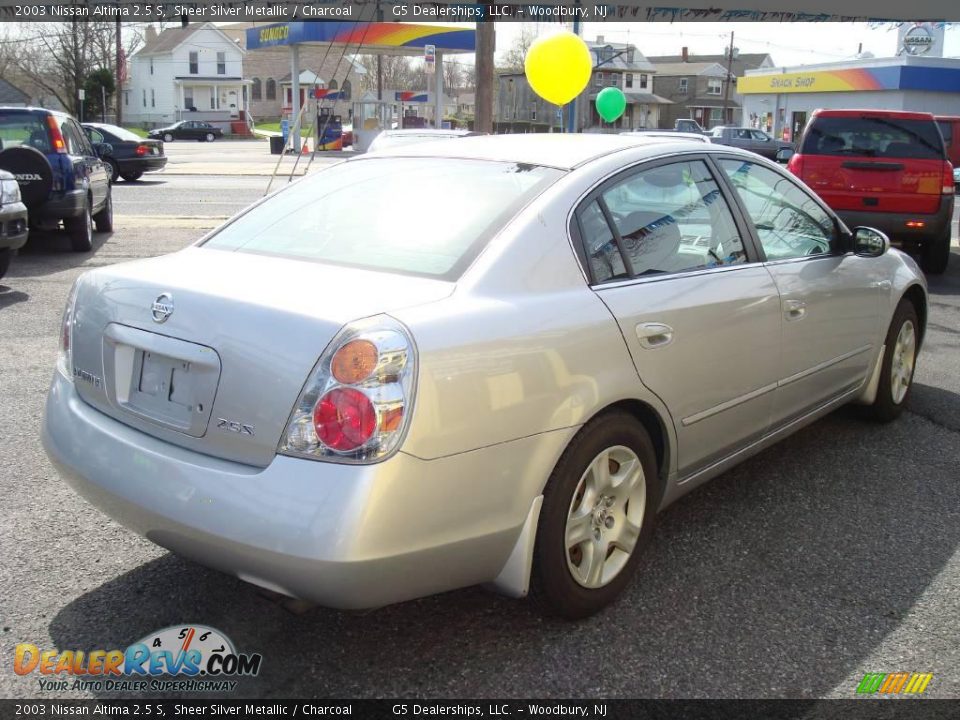 2003 Nissan Altima 2.5 S Sheer Silver Metallic / Charcoal Photo #5