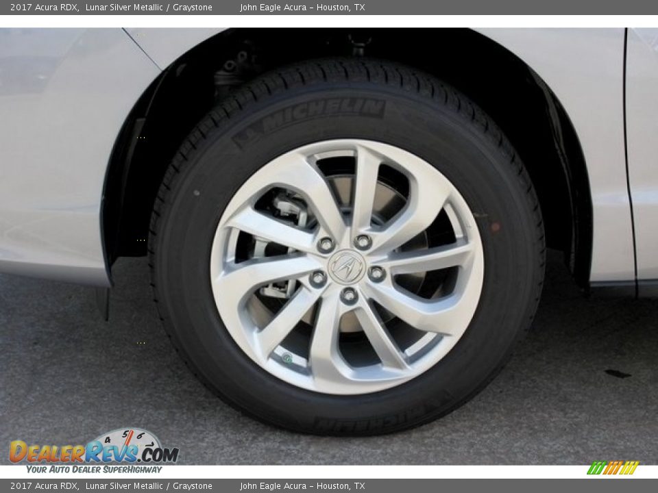 2017 Acura RDX Lunar Silver Metallic / Graystone Photo #10