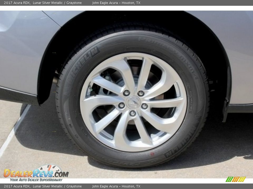 2017 Acura RDX Lunar Silver Metallic / Graystone Photo #12