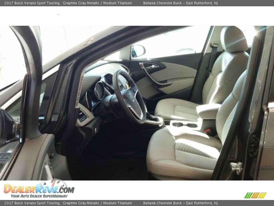 Medium Titanium Interior - 2017 Buick Verano Sport Touring Photo #8