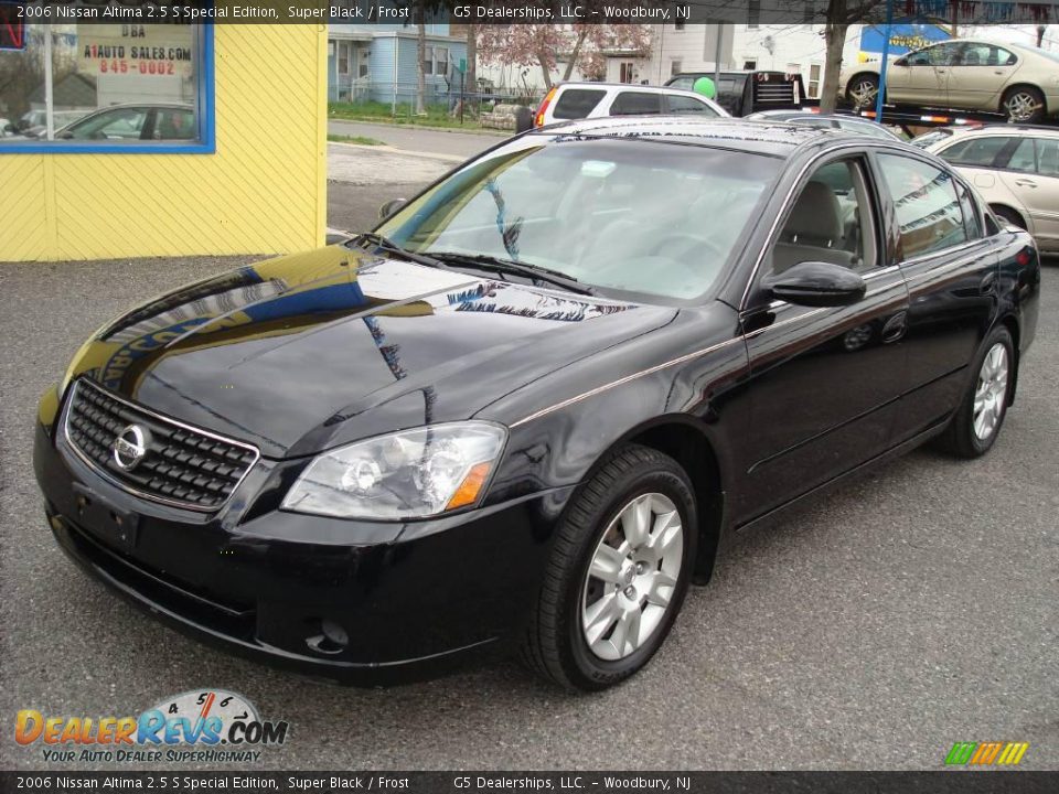 2006 Nissan Altima 2.5 S Special Edition Super Black / Frost Photo #1