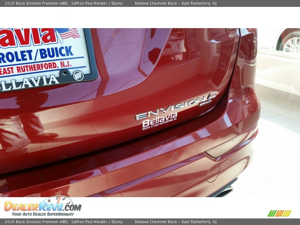 2016 Buick Envision Premium AWD Saffron Red Metallic / Ebony Photo #4