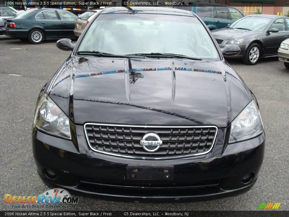 2006 Nissan Altima 2.5 S Special Edition Super Black / Frost Photo #2
