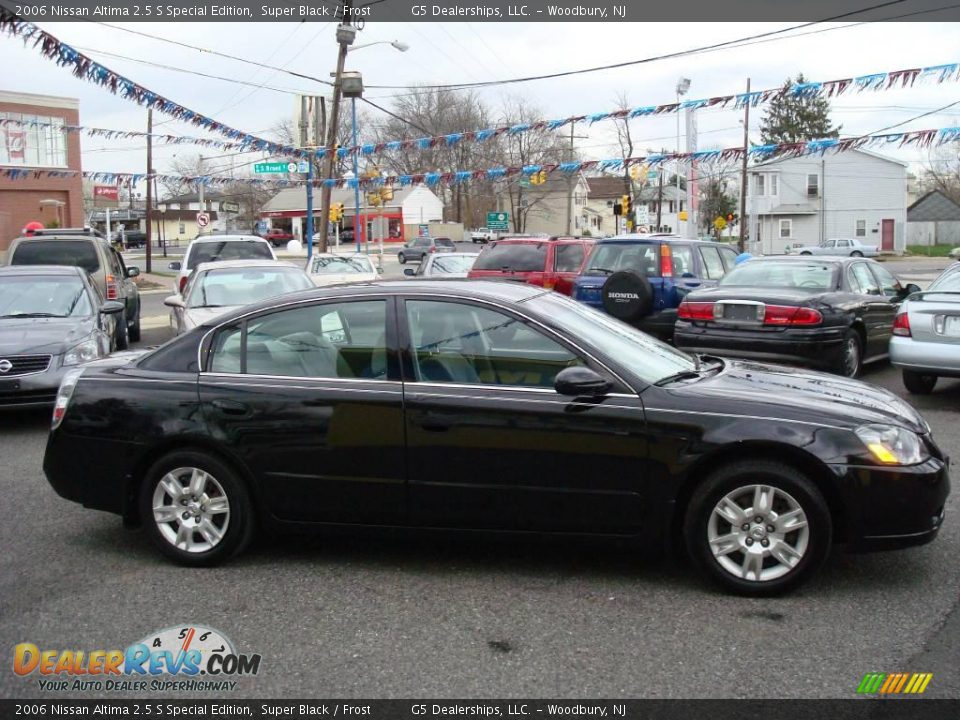 2006 Nissan Altima 2.5 S Special Edition Super Black / Frost Photo #4