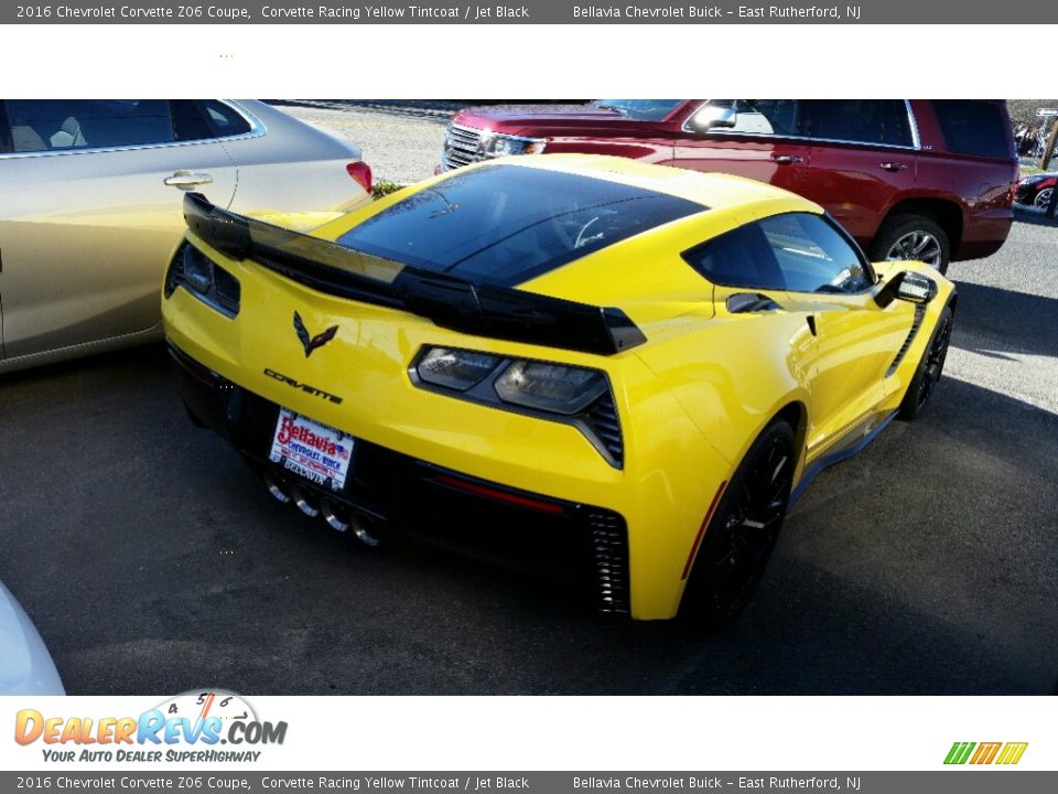 2016 Chevrolet Corvette Z06 Coupe Corvette Racing Yellow Tintcoat / Jet Black Photo #4