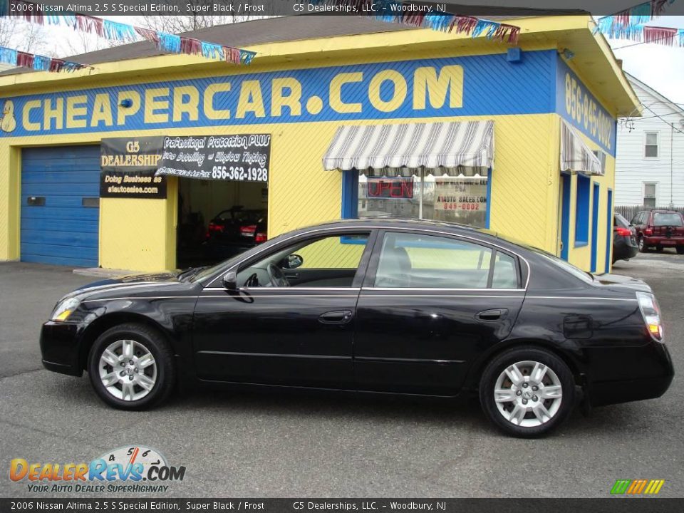2006 Nissan Altima 2.5 S Special Edition Super Black / Frost Photo #8