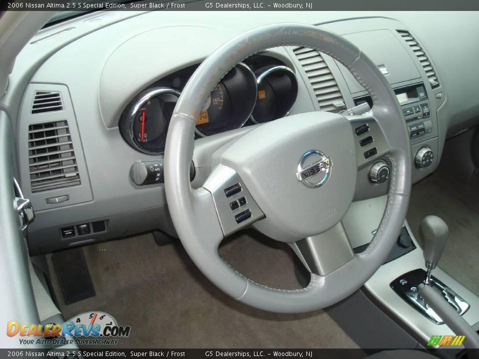 2006 Nissan Altima 2.5 S Special Edition Super Black / Frost Photo #9