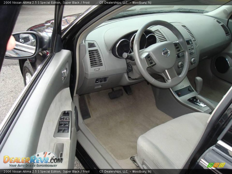 2006 Nissan Altima 2.5 S Special Edition Super Black / Frost Photo #10