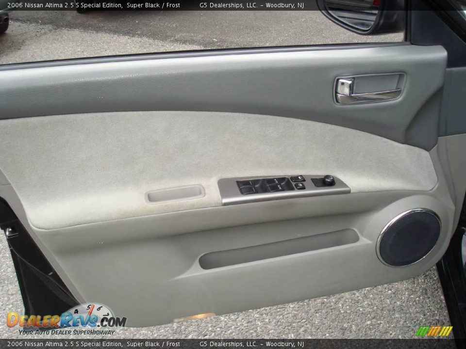 2006 Nissan Altima 2.5 S Special Edition Super Black / Frost Photo #11