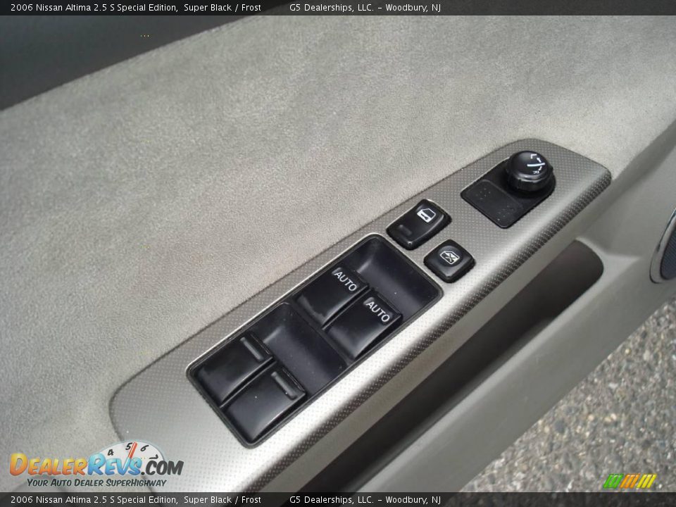 2006 Nissan Altima 2.5 S Special Edition Super Black / Frost Photo #12