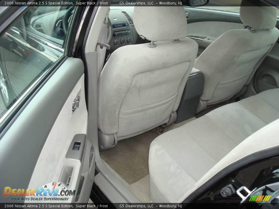 2006 Nissan Altima 2.5 S Special Edition Super Black / Frost Photo #14