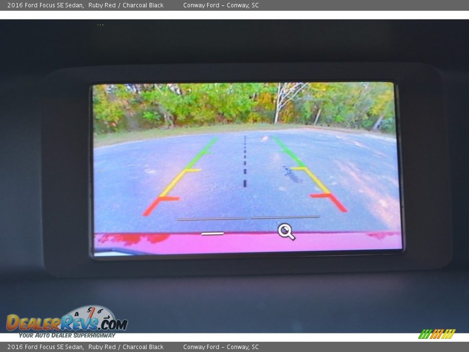 2016 Ford Focus SE Sedan Ruby Red / Charcoal Black Photo #21