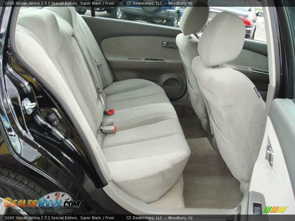 2006 Nissan Altima 2.5 S Special Edition Super Black / Frost Photo #15