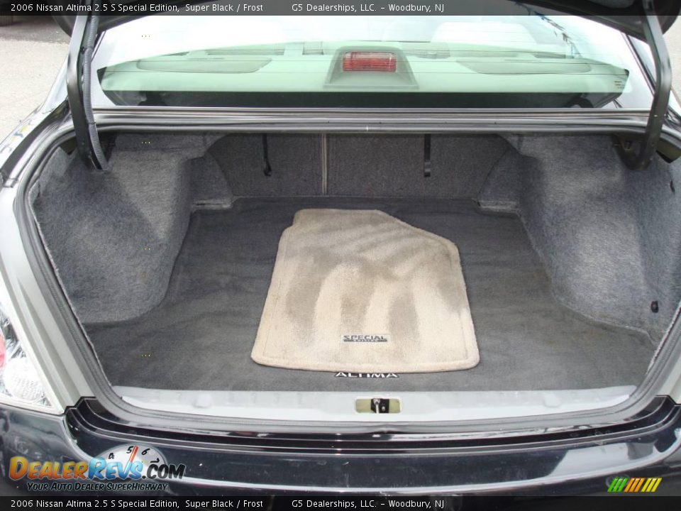 2006 Nissan Altima 2.5 S Special Edition Super Black / Frost Photo #16