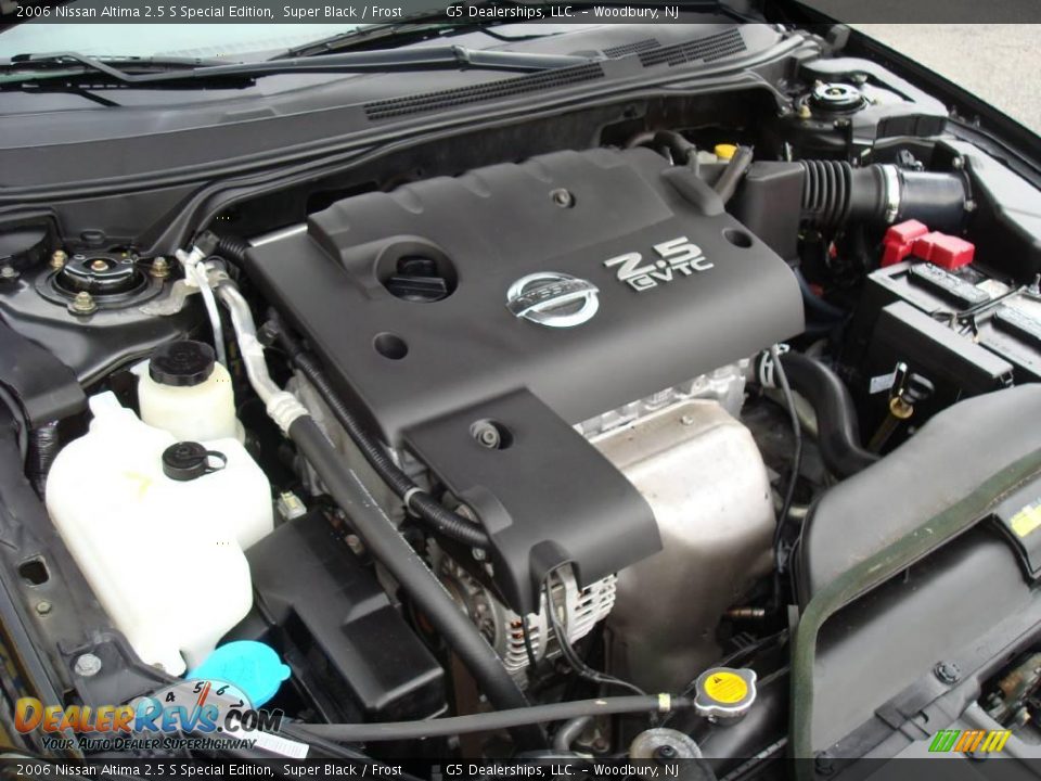 2006 Nissan Altima 2.5 S Special Edition Super Black / Frost Photo #17