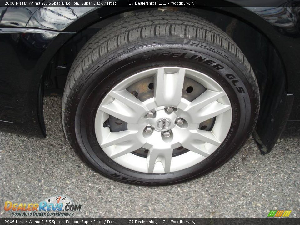 2006 Nissan Altima 2.5 S Special Edition Super Black / Frost Photo #19