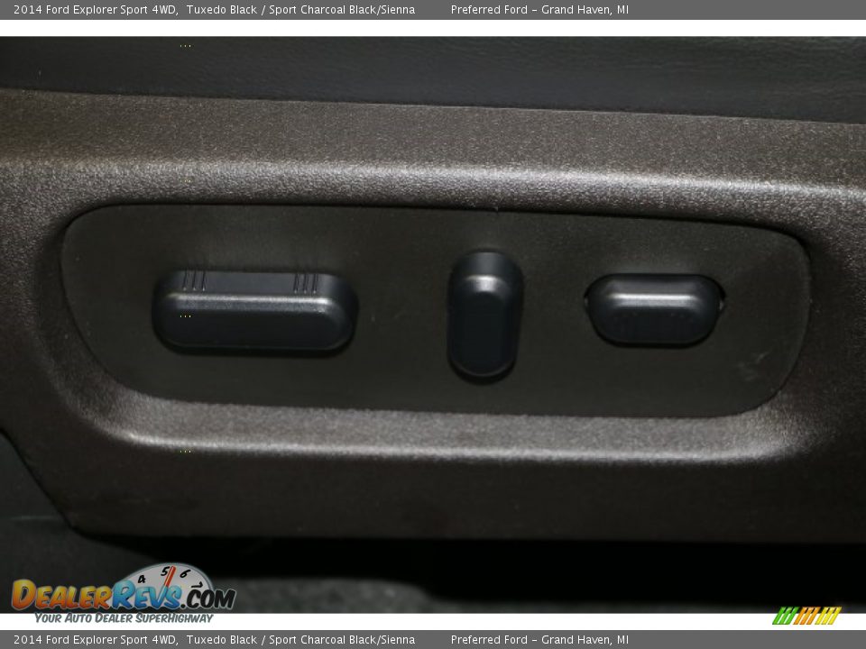 2014 Ford Explorer Sport 4WD Tuxedo Black / Sport Charcoal Black/Sienna Photo #7