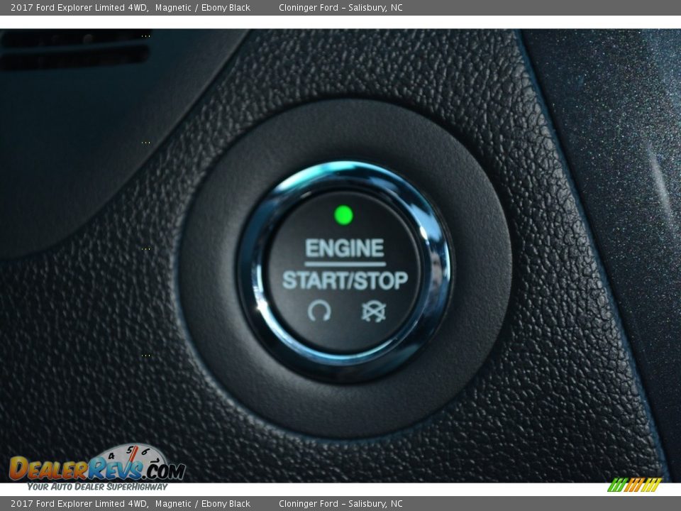 2017 Ford Explorer Limited 4WD Magnetic / Ebony Black Photo #26
