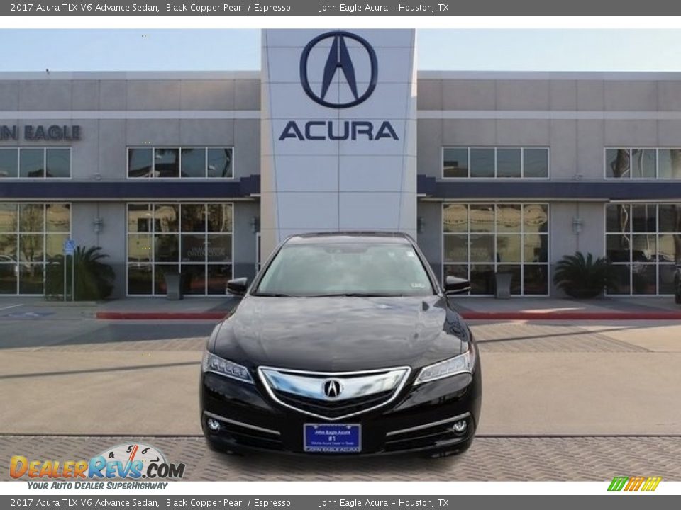 2017 Acura TLX V6 Advance Sedan Black Copper Pearl / Espresso Photo #2