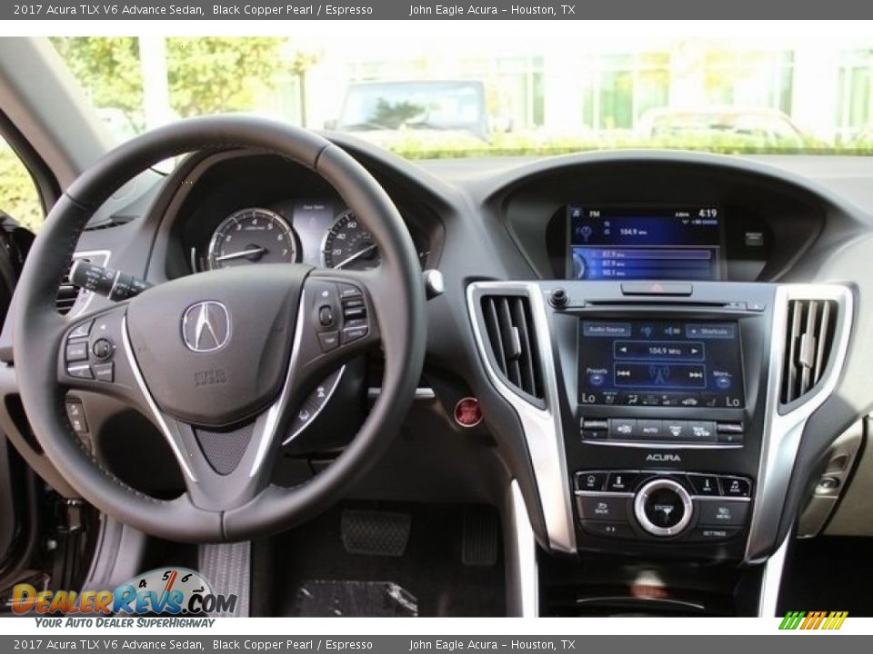 Dashboard of 2017 Acura TLX V6 Advance Sedan Photo #9