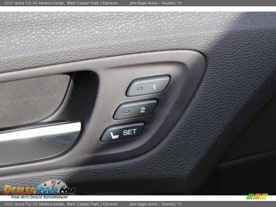 2017 Acura TLX V6 Advance Sedan Black Copper Pearl / Espresso Photo #19
