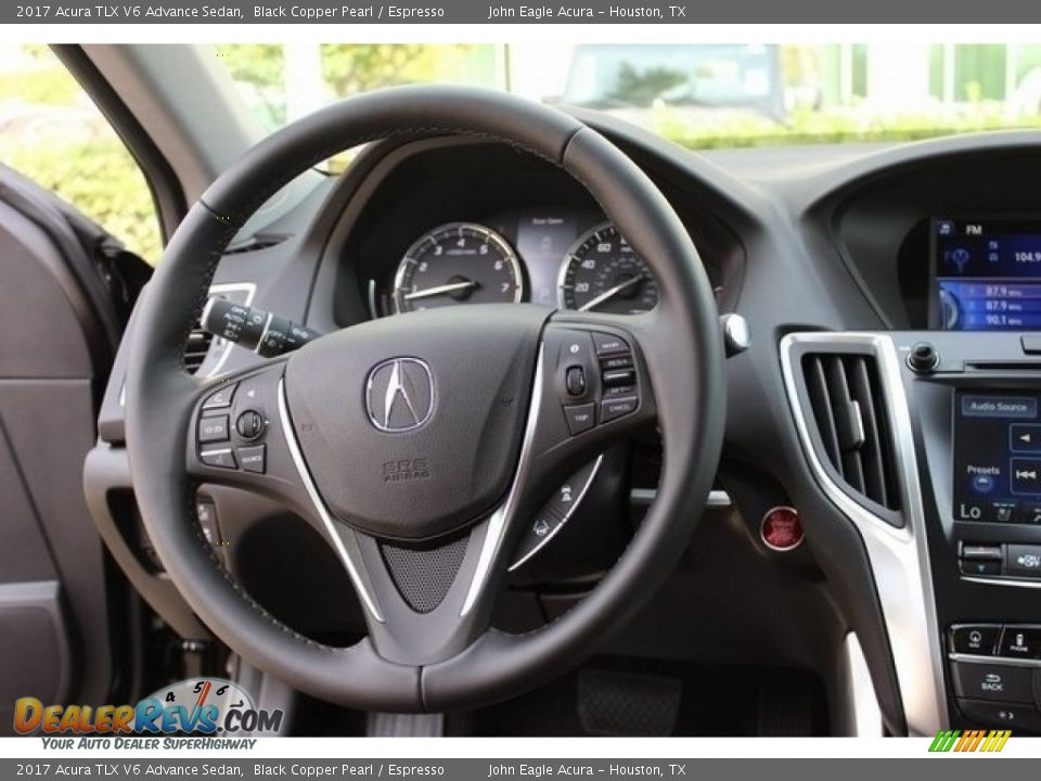 2017 Acura TLX V6 Advance Sedan Steering Wheel Photo #24