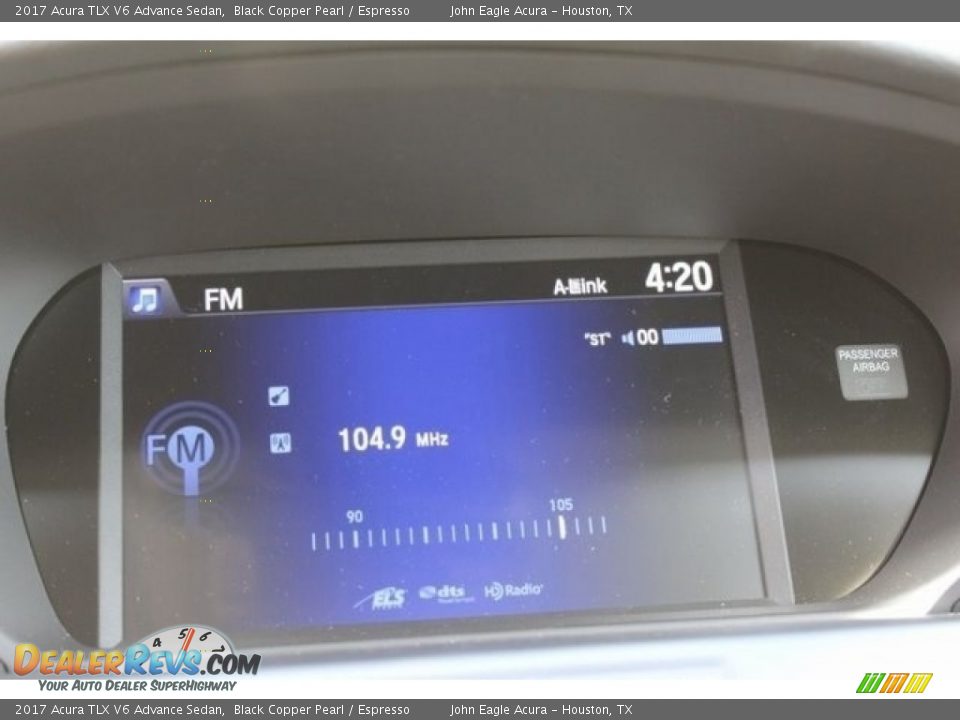 Audio System of 2017 Acura TLX V6 Advance Sedan Photo #26